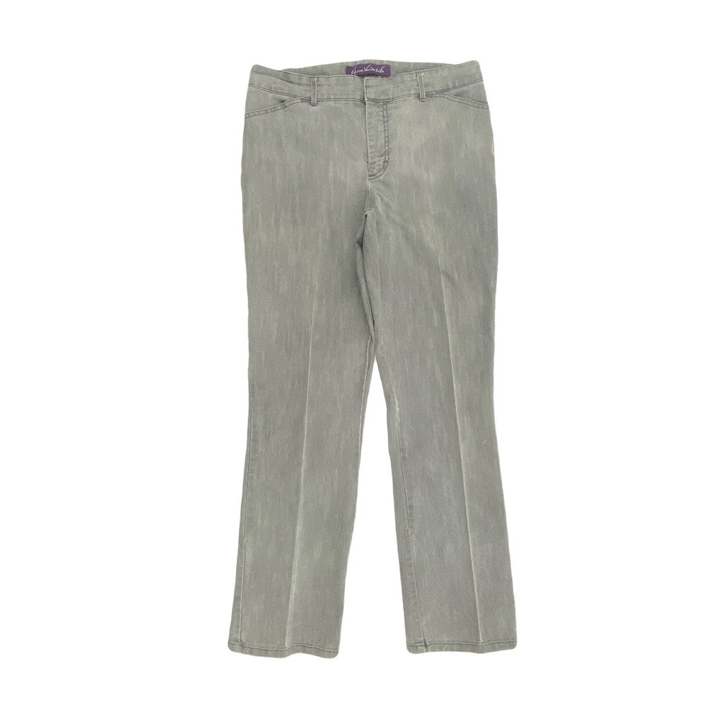 Gloria Vanderbilt Cassidy Trouser Casual Women's size 8 Gray Denim jeans G
